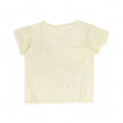 THRASHED BLANK POCKET TEE - 1940'S