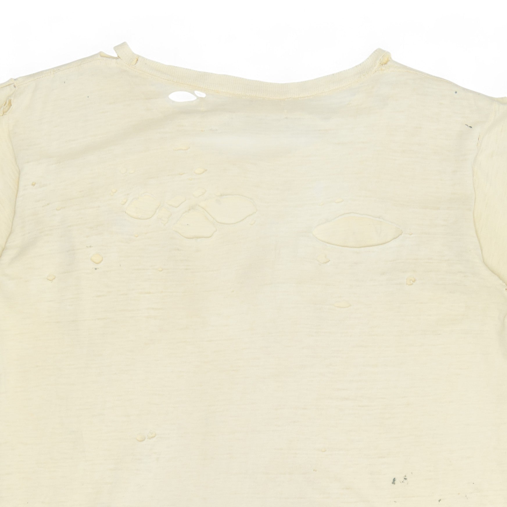 THRASHED BLANK POCKET TEE - 1940'S