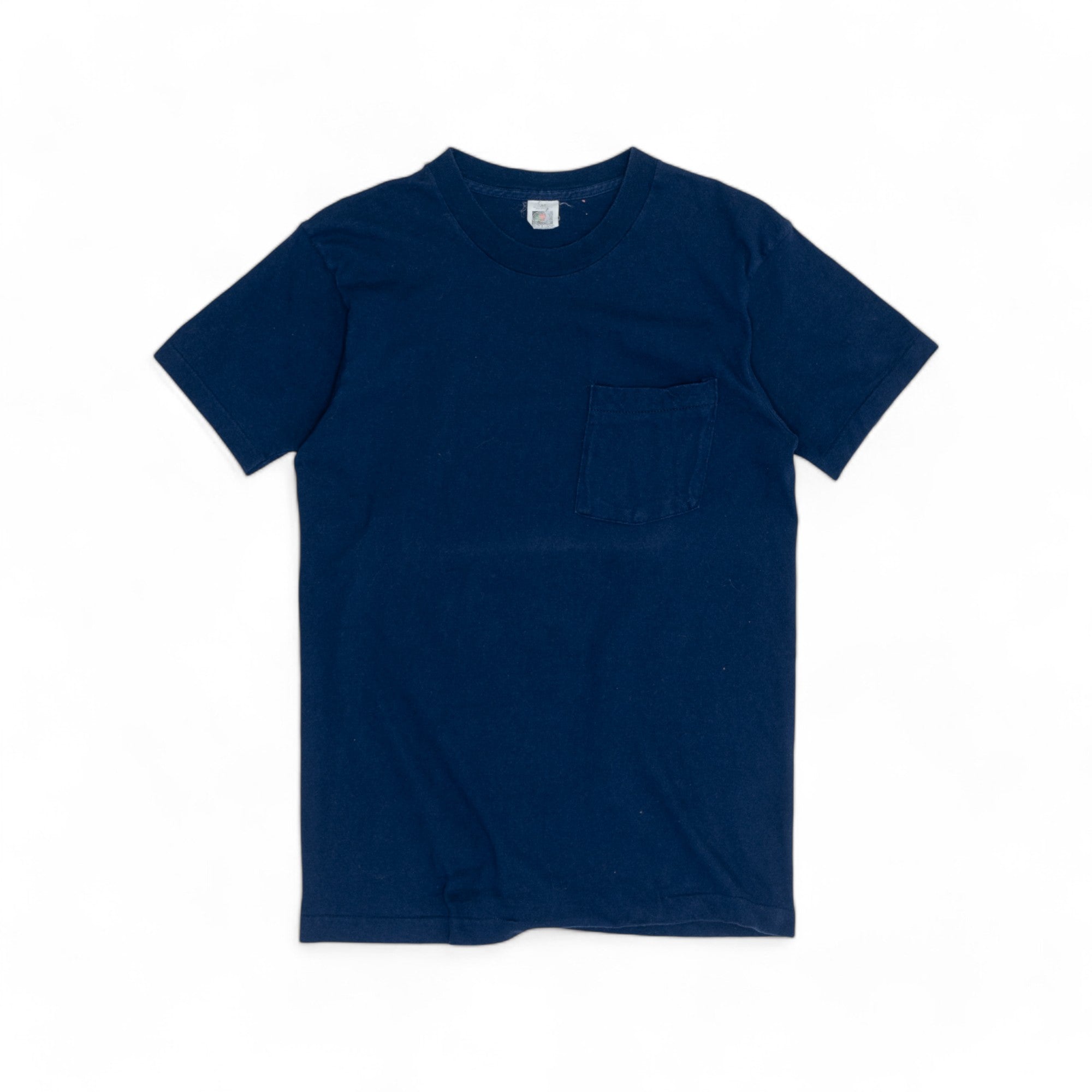 SINGLE STITCH BLANK POCKET TEE - 1990'S