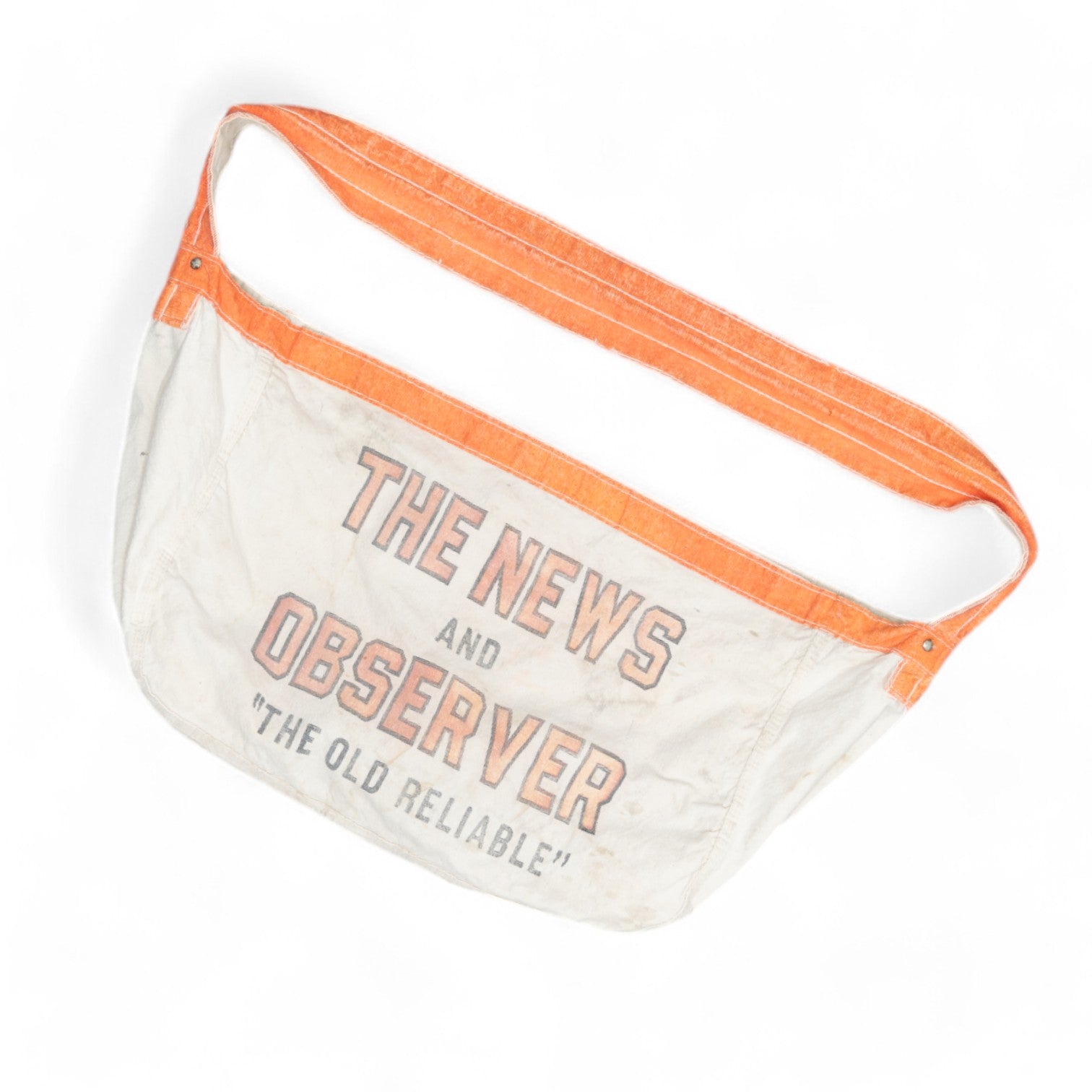 THE NEWS & OBSERVER CANVAS NEWSBAG - 1950/60'S