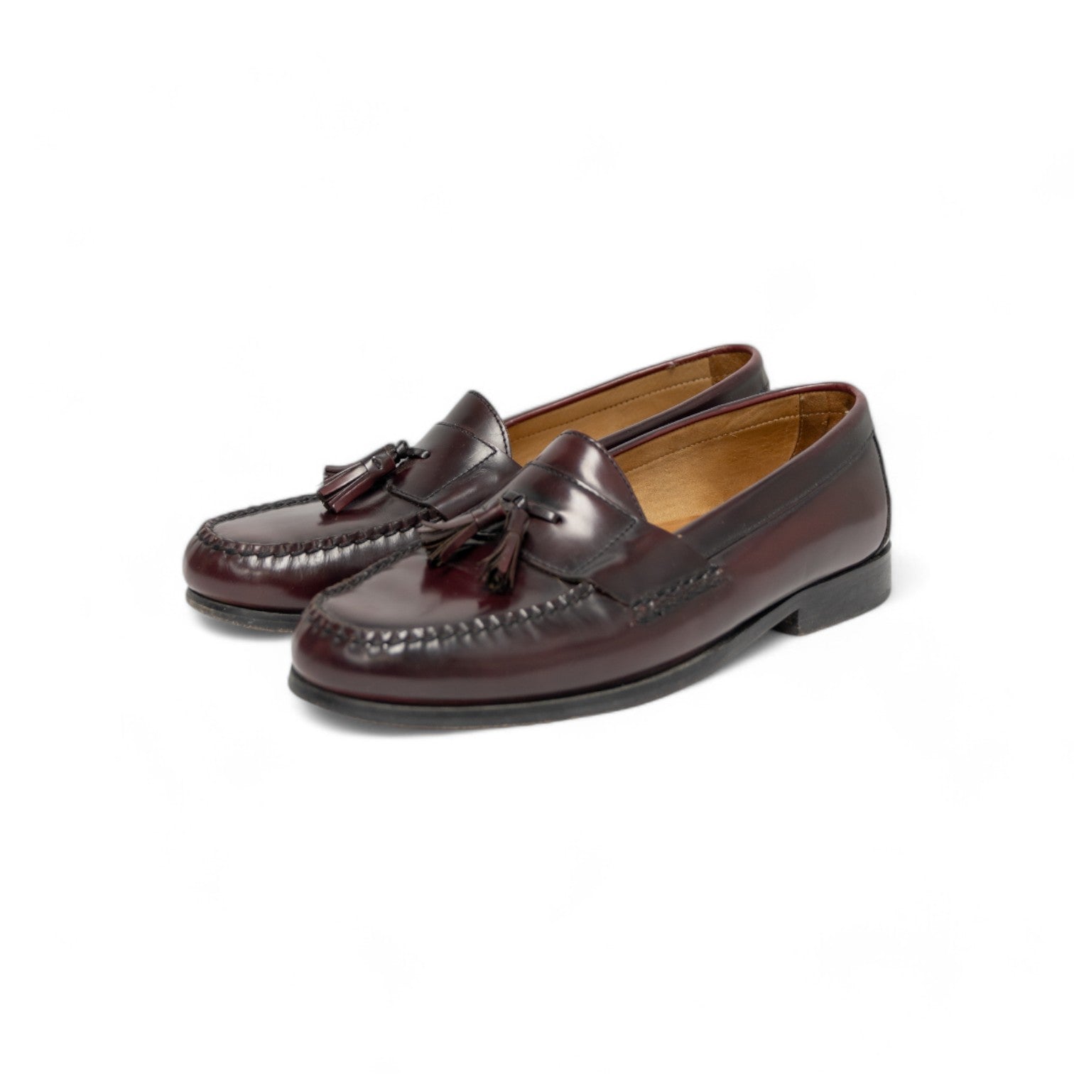 BROWN JOHNSTON MURPHY TASSLE LOAFERS - 2010'S