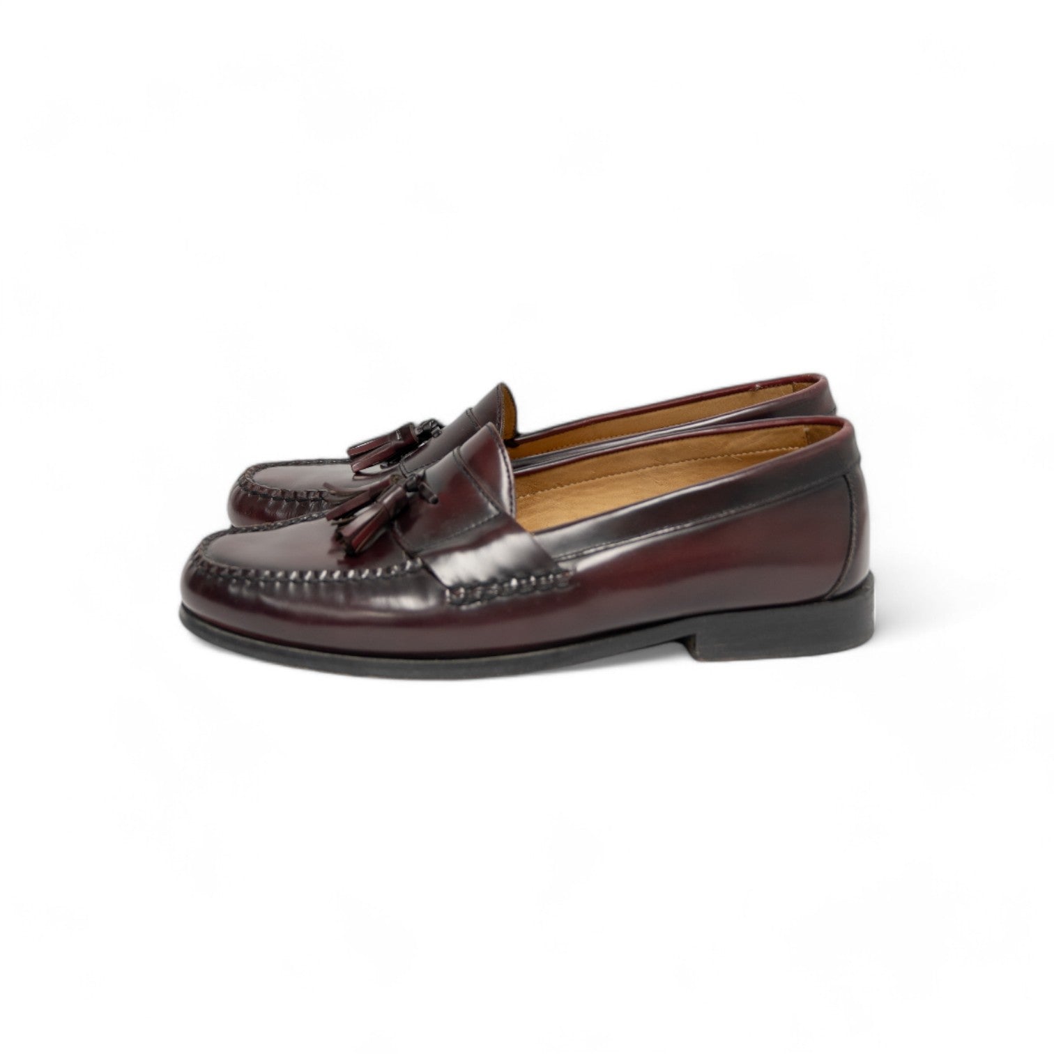 BROWN JOHNSTON MURPHY TASSLE LOAFERS - 2010'S